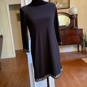 Tiana B black embellished holiday dress